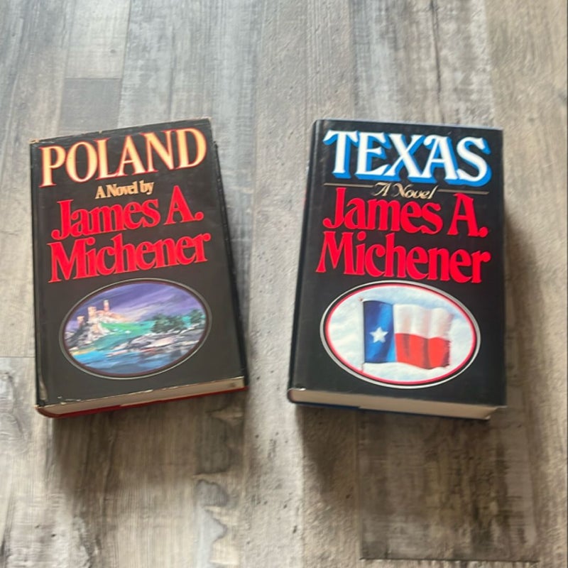 Poland and Texas by Michener (HB Good)
