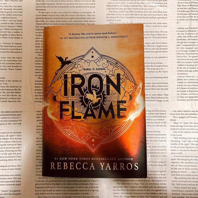 Iron Flame First Edition BLACK EDGES