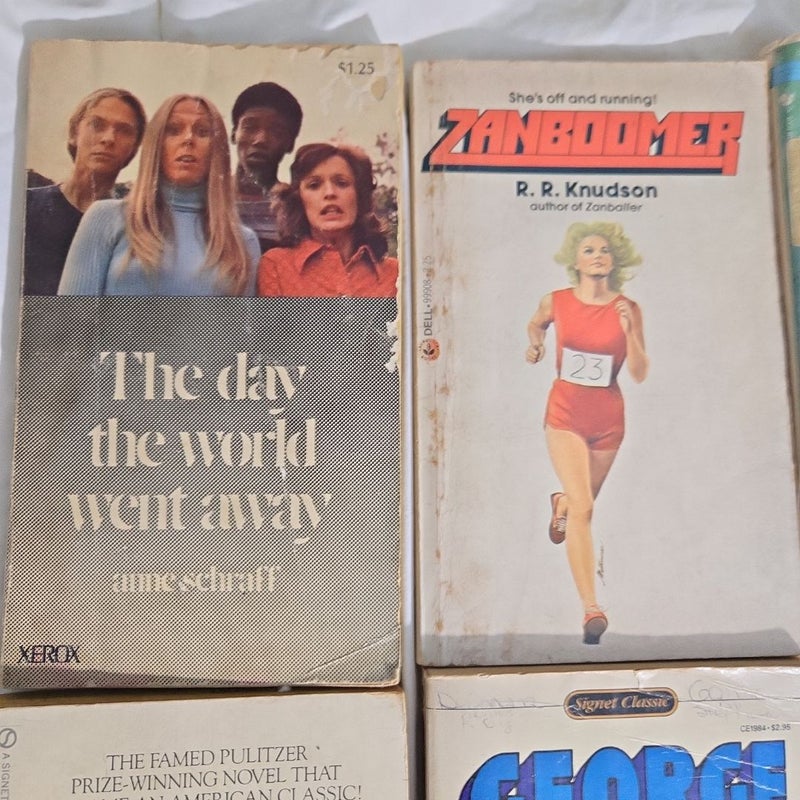 Classic school paperbacks 8 titles lot vintage 1970s 