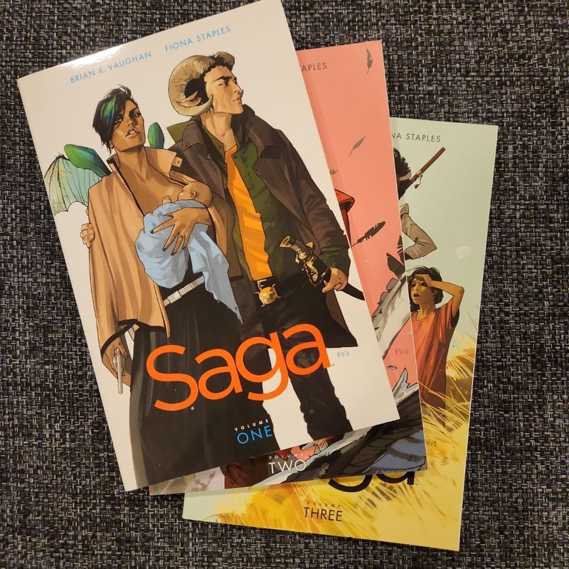 Saga Volumes 1-3