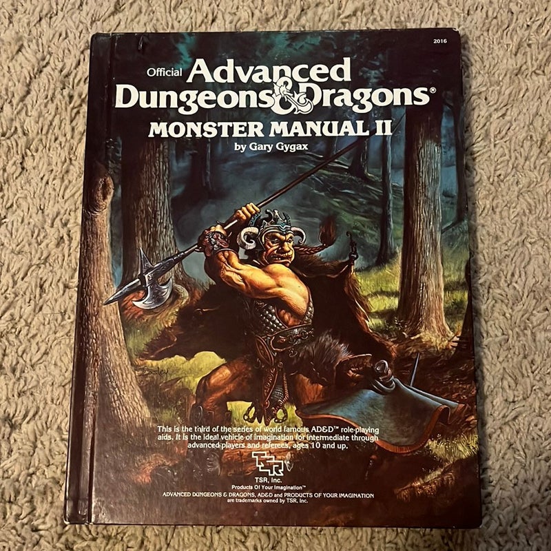 Advanced Dungeons and Dragons Monster Manual II