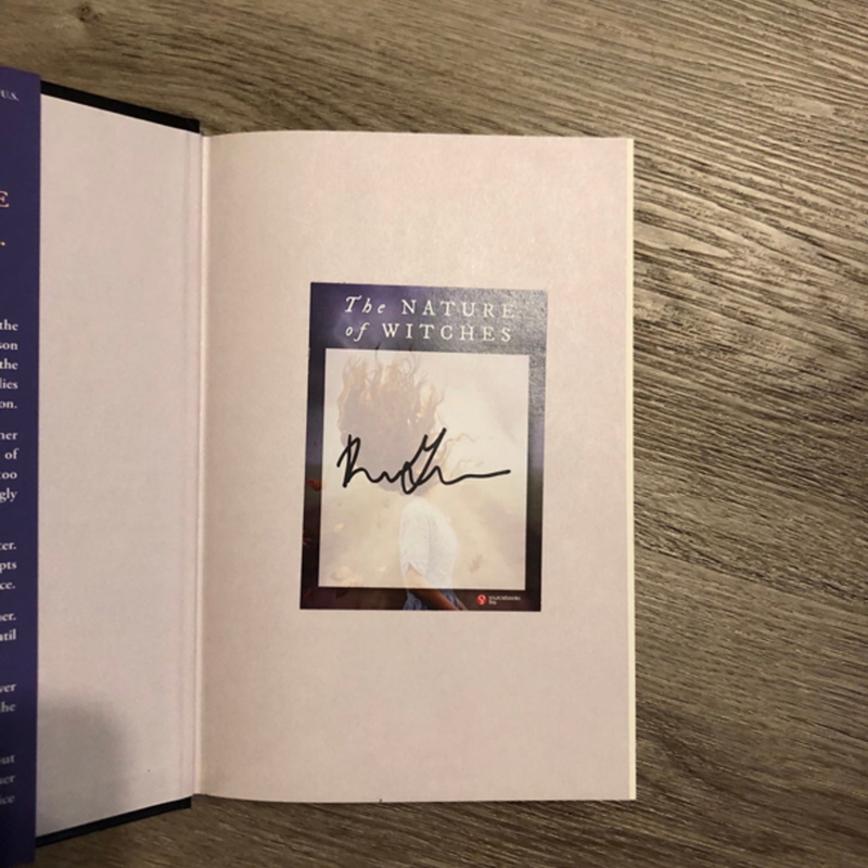 ✨ Signed Book ~ The Nature of Witches by Rachel Griffin  ✨