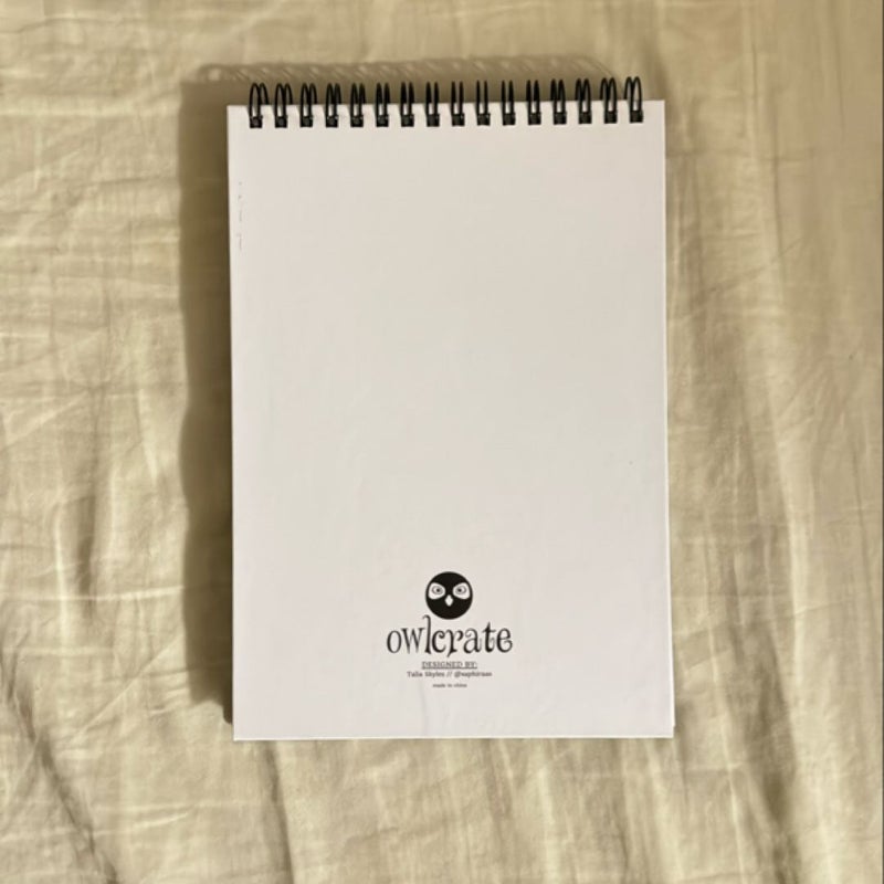 The Magician unlined spiral notebook (OwlCrate exclusive)