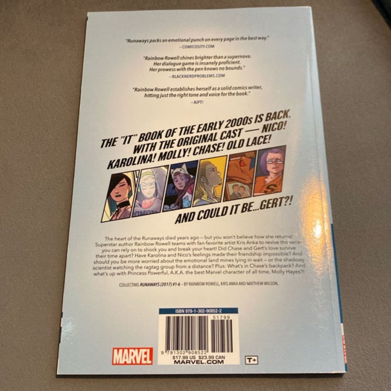 Runaways by Rainbow Rowell Vol. 1