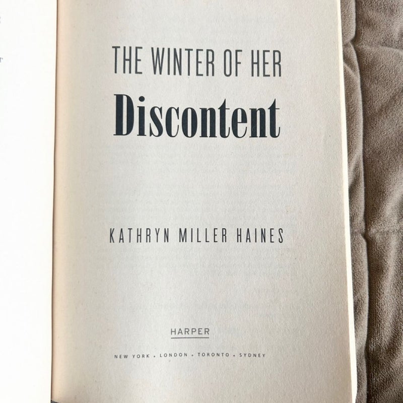 The Winter of Her Discontent