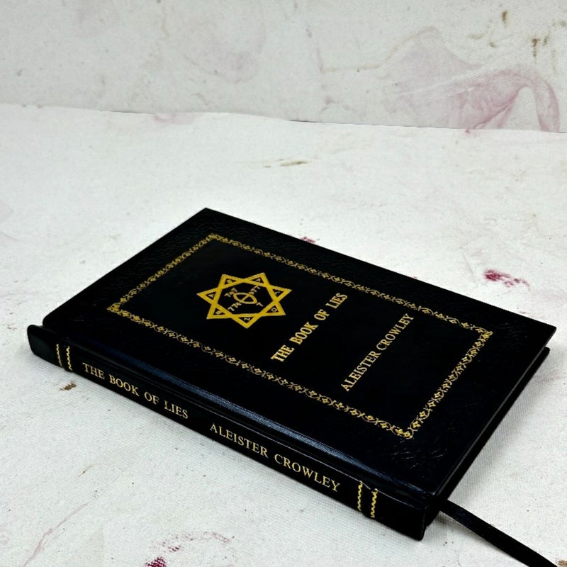 The Book of Lies, by Aleister Crowley Leather- Bound