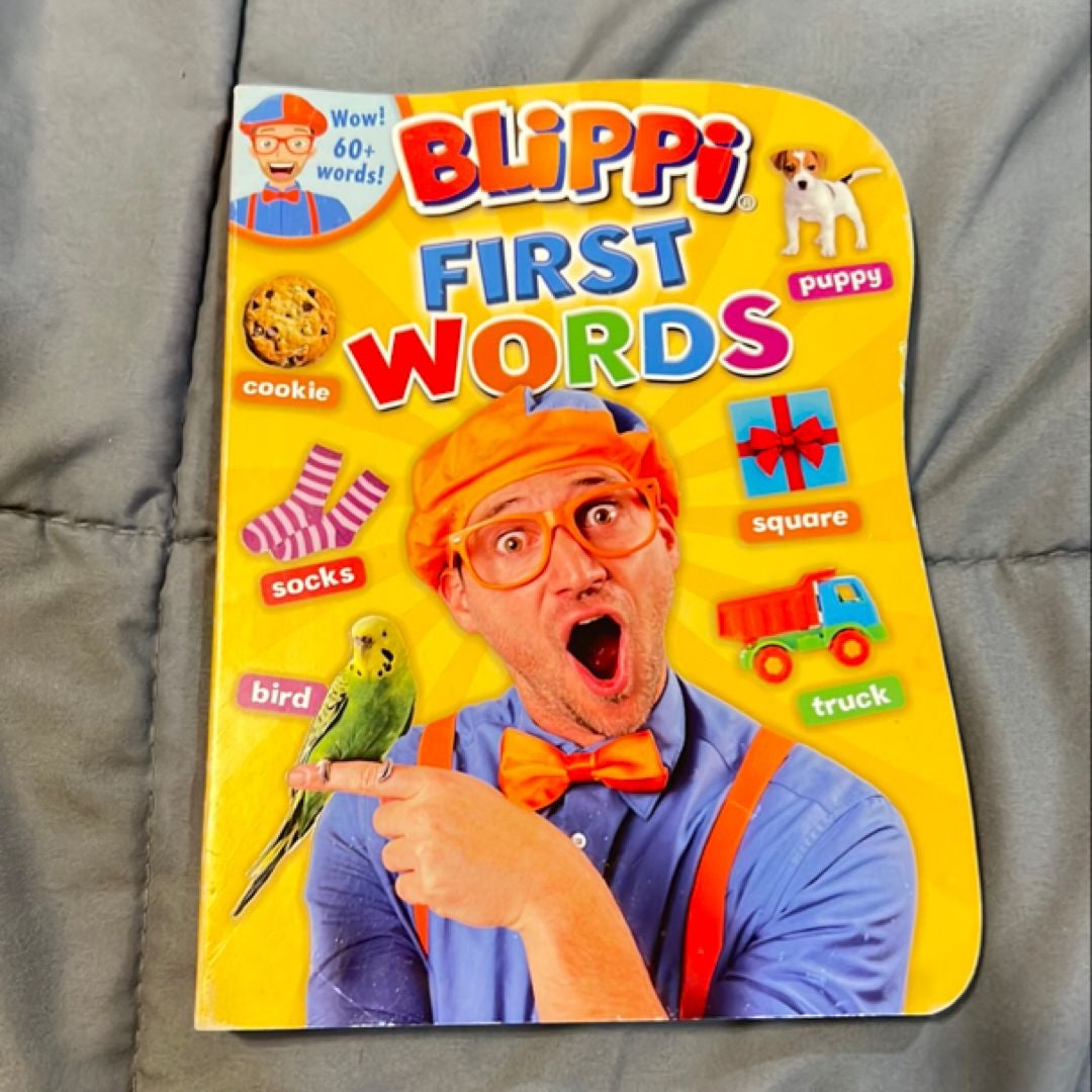 Blippi: First Words by Editors of Studio Fun International, Hardcover