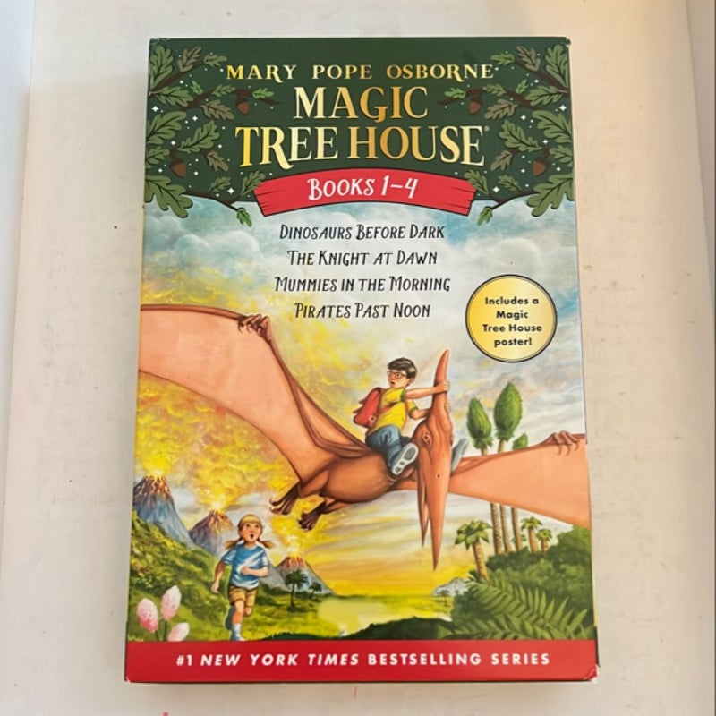 Magic Tree House Books 1-4 Boxed Set