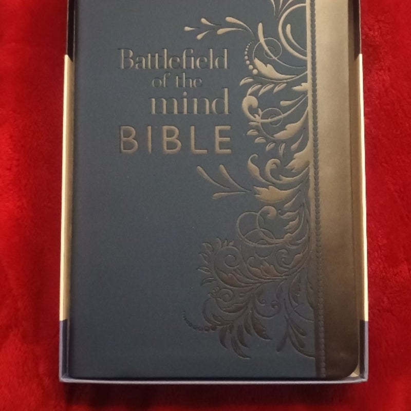 Battlefield of the Mind Bible, Blue LeatherLuxe®