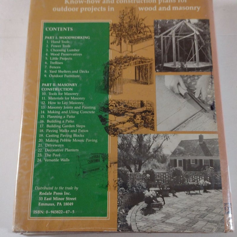 The Homeowner's Complete Outdoor Building Book (Wood and Masonry Construction)