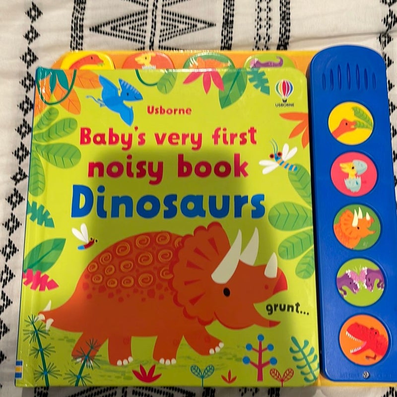 Baby’s very first noisy book dinosaurs 