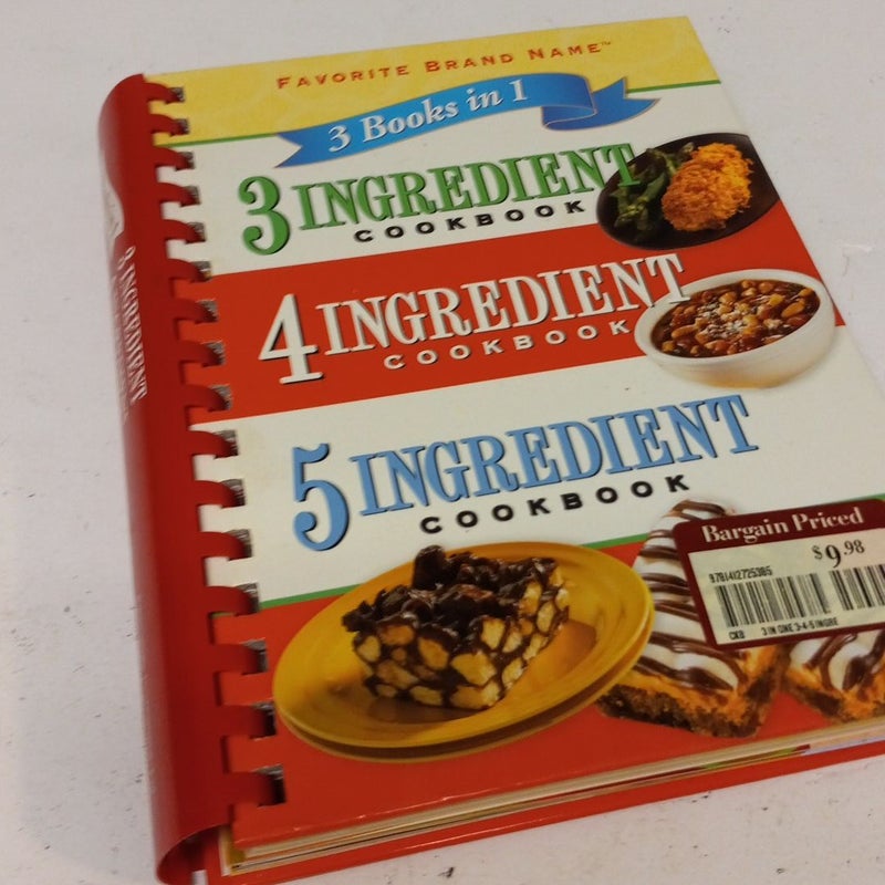 Digest 3 in 1 3-, 4-, 5-Ingredient Cookbook