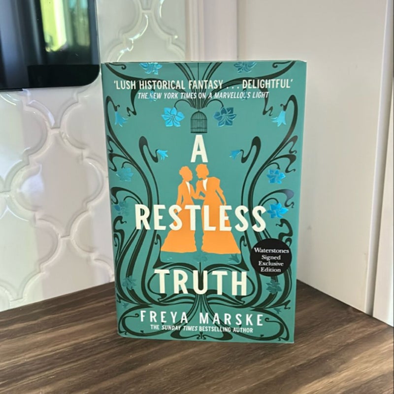 A Restless Truth- Signed with sprayed edges