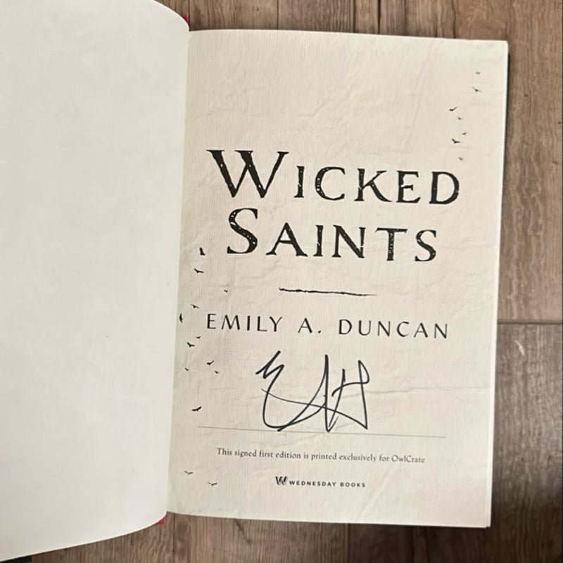 Wicked Saints (Signed First Edition Owlcrate)