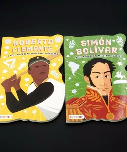 Roberto Clemente / Simon Bolivar Latin American Heroes 2 Book Bundle