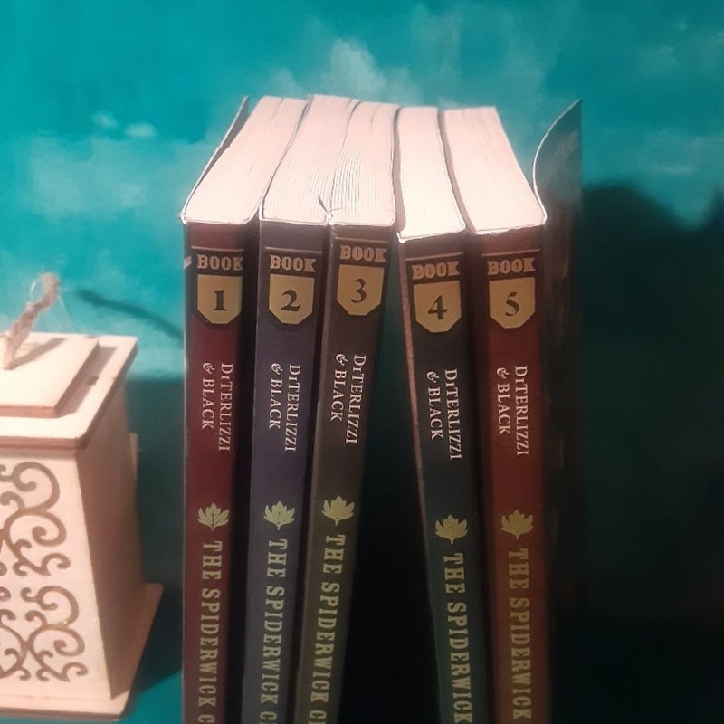 The Spiderwick Chronicles books 1,2,3,4,5 paperback book set