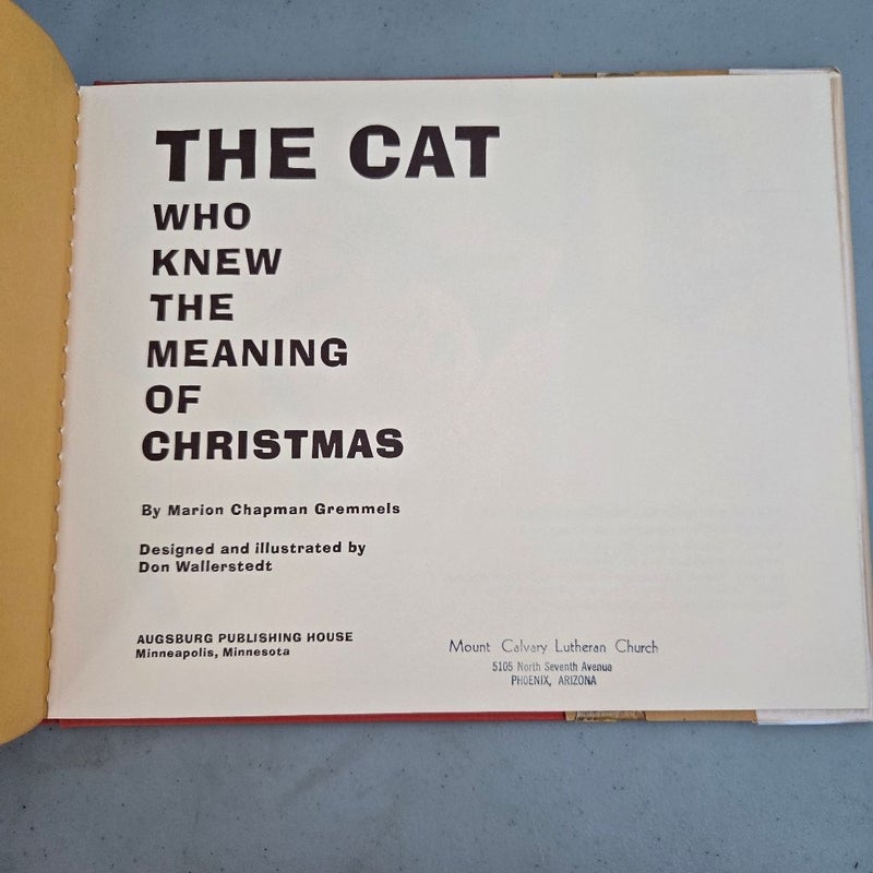 The Cat Who Knew the Meaning of Christmas