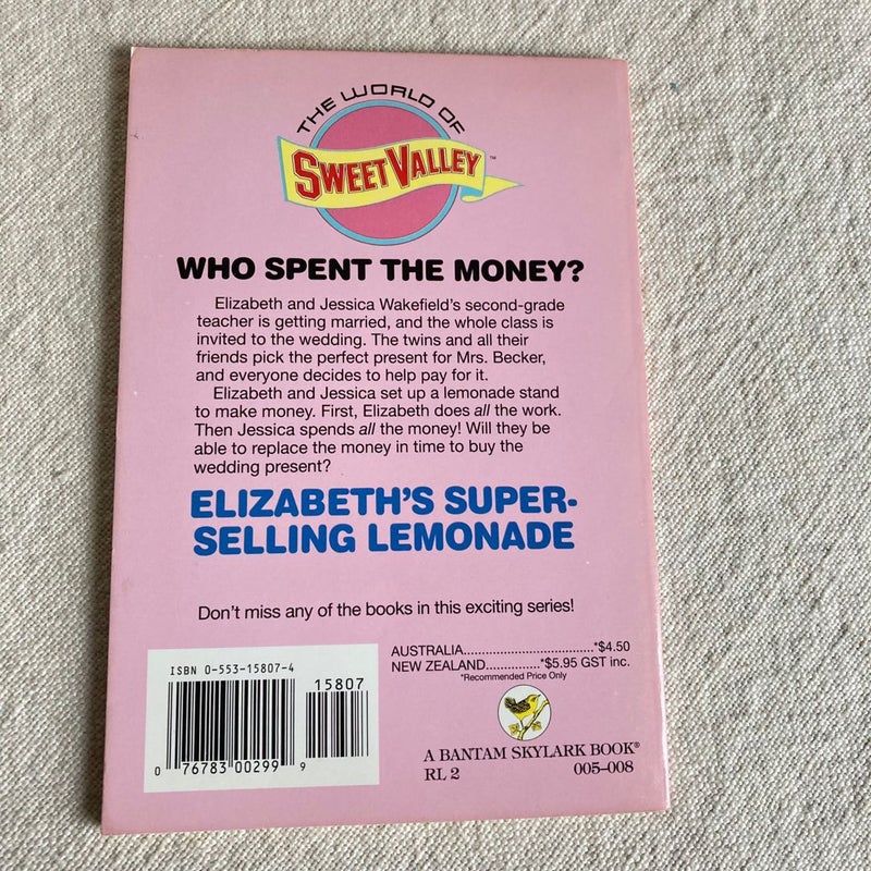 Elizabeth's Super-Selling Lemonade