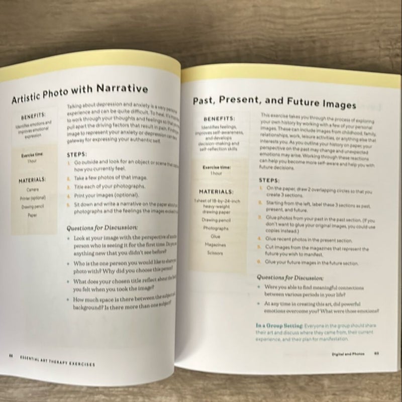 Essential Art Therapy Exercises by Leah Guzman, Paperback Pangobooks