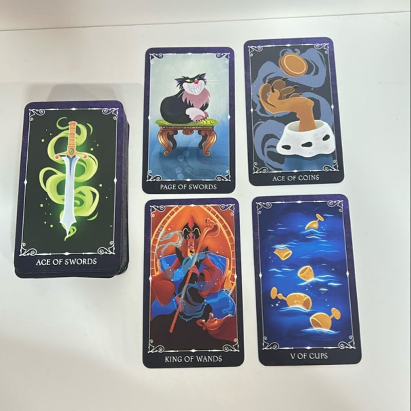 Disney Villains Tarot Deck and Guidebook | Movie Tarot Deck | Pop Culture Tarot