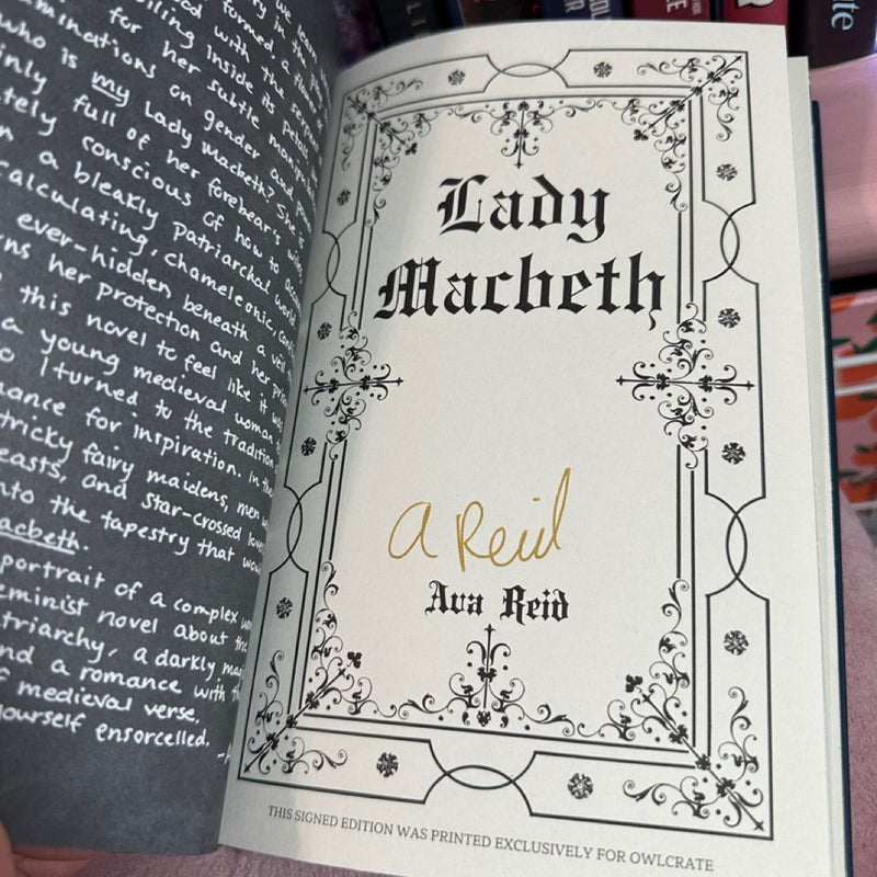Lady Macbeth by Ava Reid Owlcrate Edition