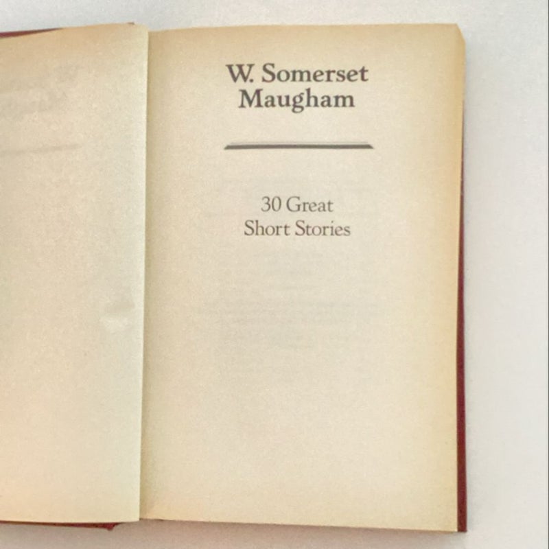 W.  Somerset Maugham