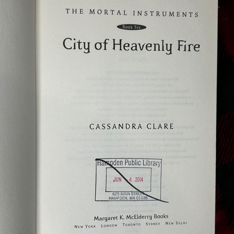 City of Heavenly Fire