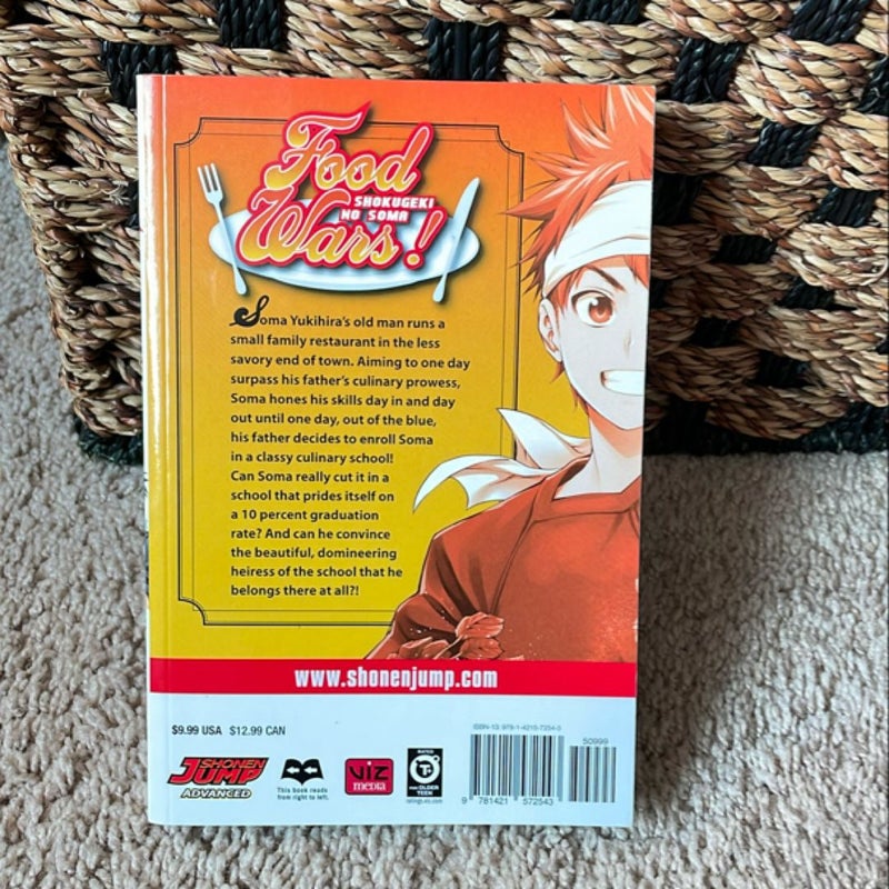 Food Wars!: Shokugeki No Soma, Vol. 1