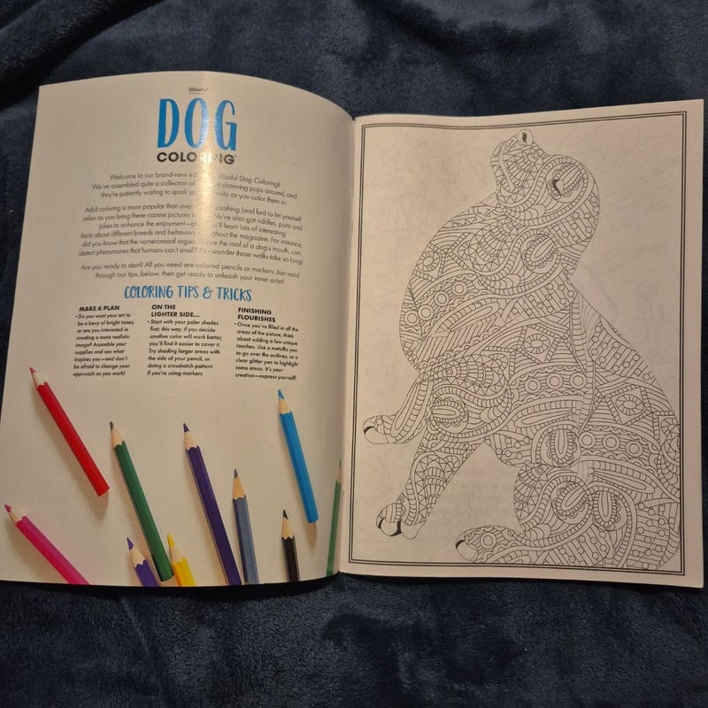 Blissful Dog Coloring Book