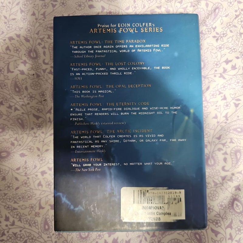 Artemis Fowl the Atlantis Complex - First Edition 