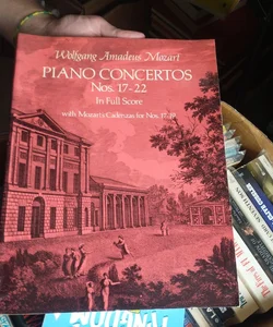 Piano Concertos Nos. 17-22 in full score