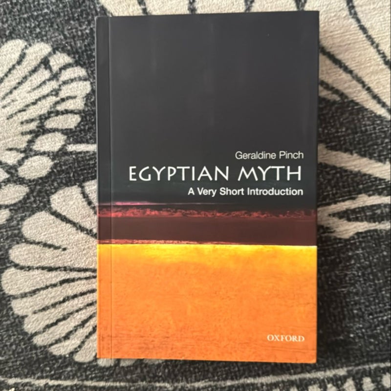 Egyptian Myth: a Very Short Introduction