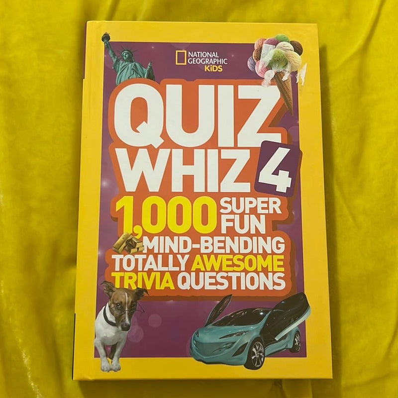 National Geographic Kids Quiz Whiz 4
