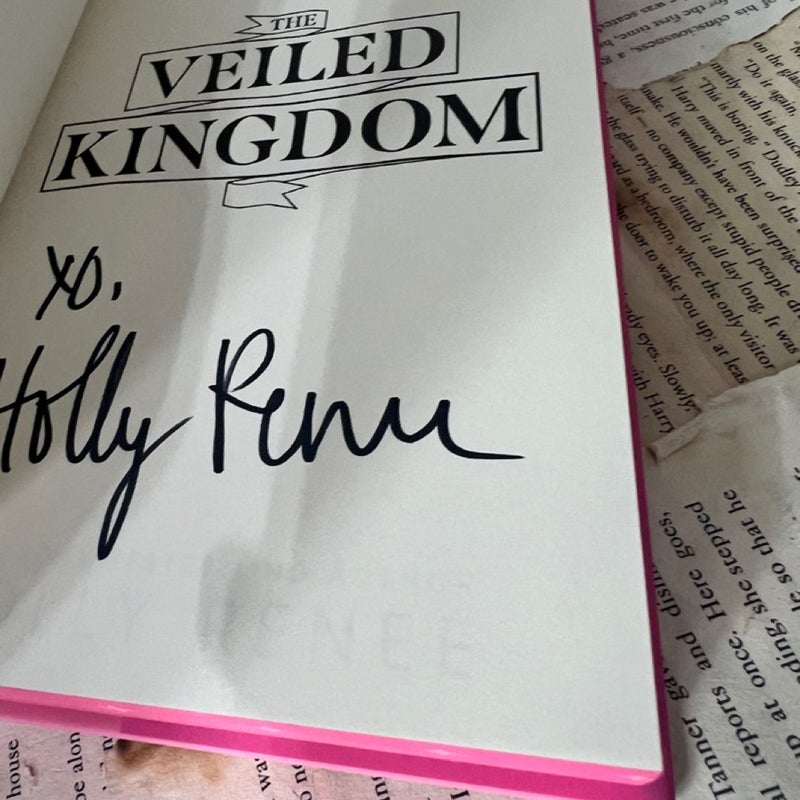 The Veiled Kingdom signed special edition sprayed edges