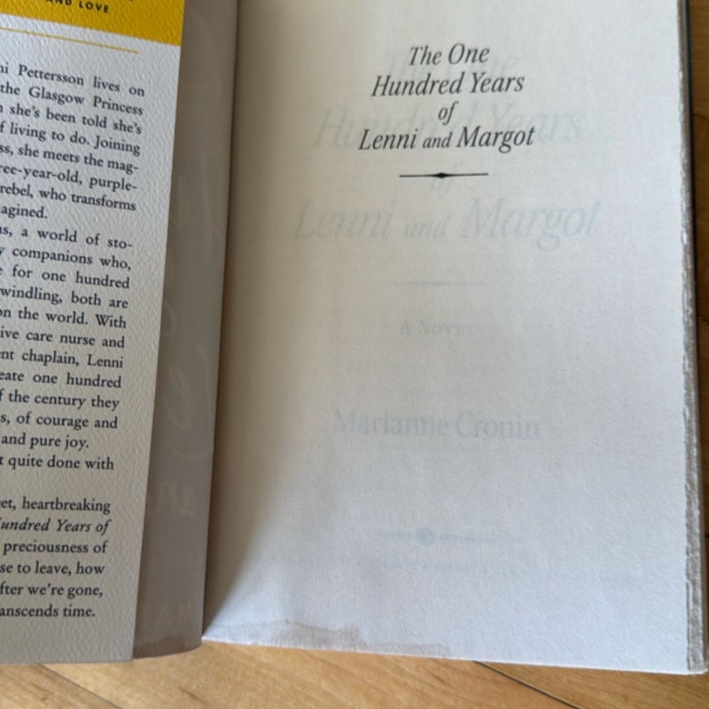 The One Hundred Years of Lenni and Margot