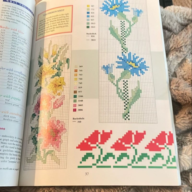 Decorative Cross-Stitch Borders