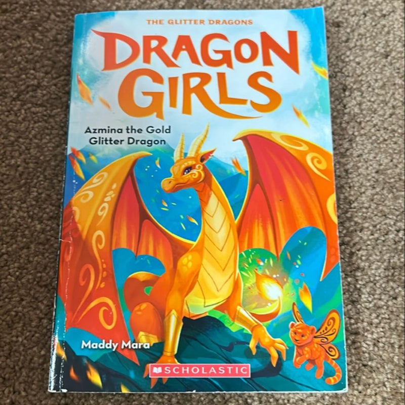 Azmina the Gold Glitter Dragon (Dragon Girls #1)