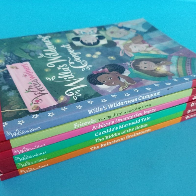 LOT OF 6 AMERICAN GIRL DOLL WELLIE WISHERS PB BOOKS BY VALERIE TRIPP 1ST EDITION