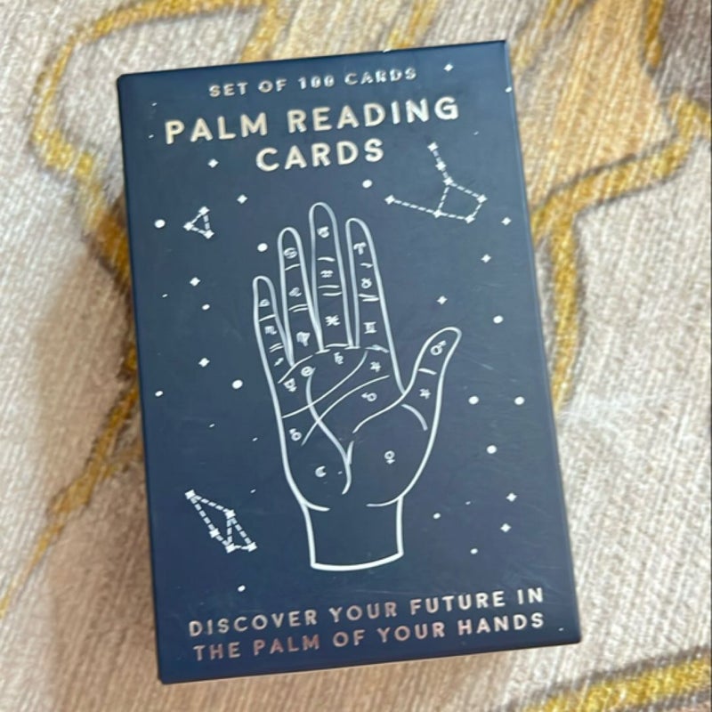 Set of 100 Palm Reading Cards