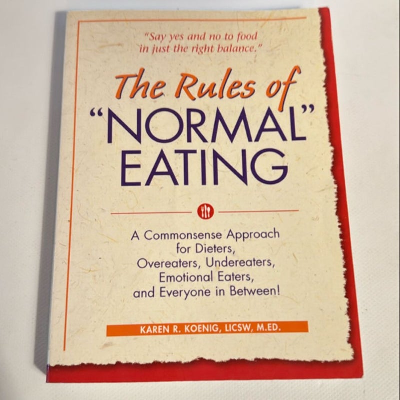 The Rules of Normal Eating