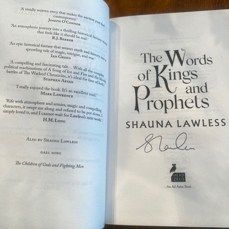 The Words of Kings and Prophets