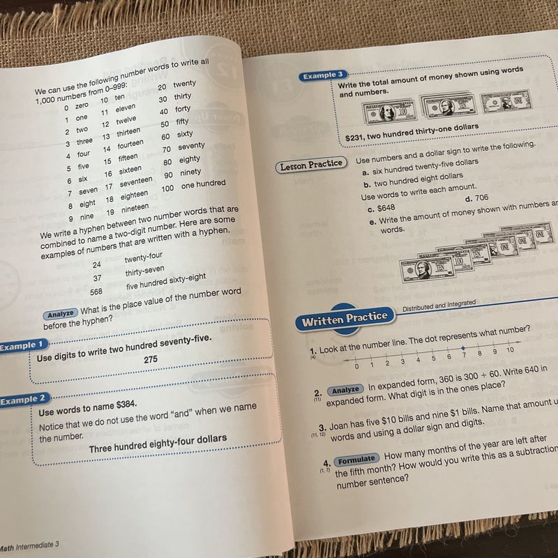 Saxon Math Intermediate 3