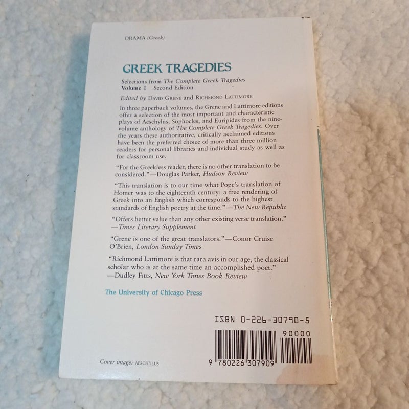 Agamemnon, Prometheus Bound, Oedipus the King, Antigone