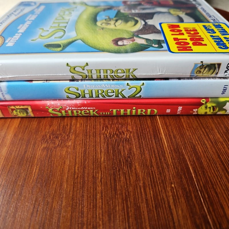 Shrek movies 1-3