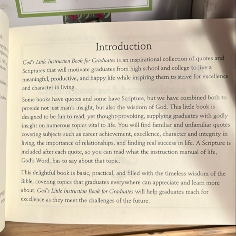 God’s Little Instruction Book for Graduates