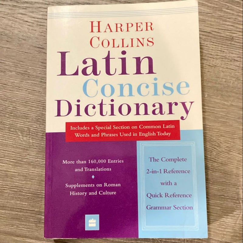 Latin Concise Dictionary