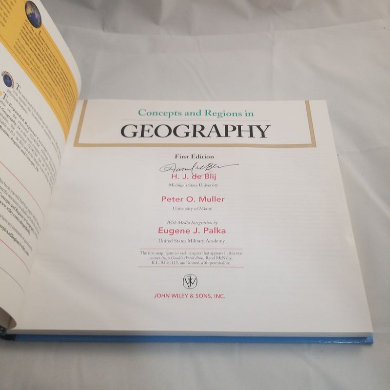 Concepts and Regions in Geography (SIGNED)