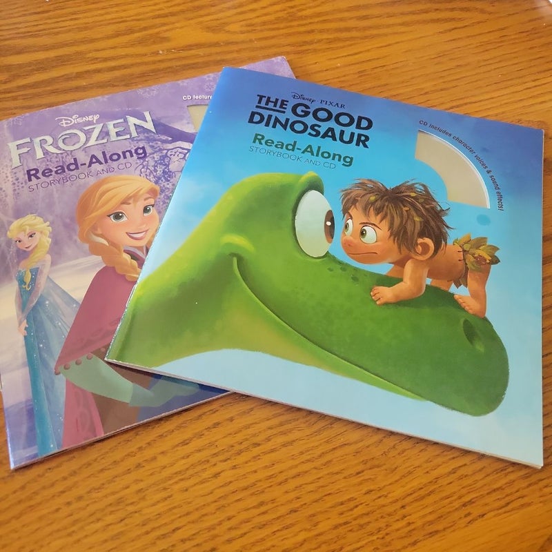 Frozen/The Good Dinosaur Read-Along Storybook and CD