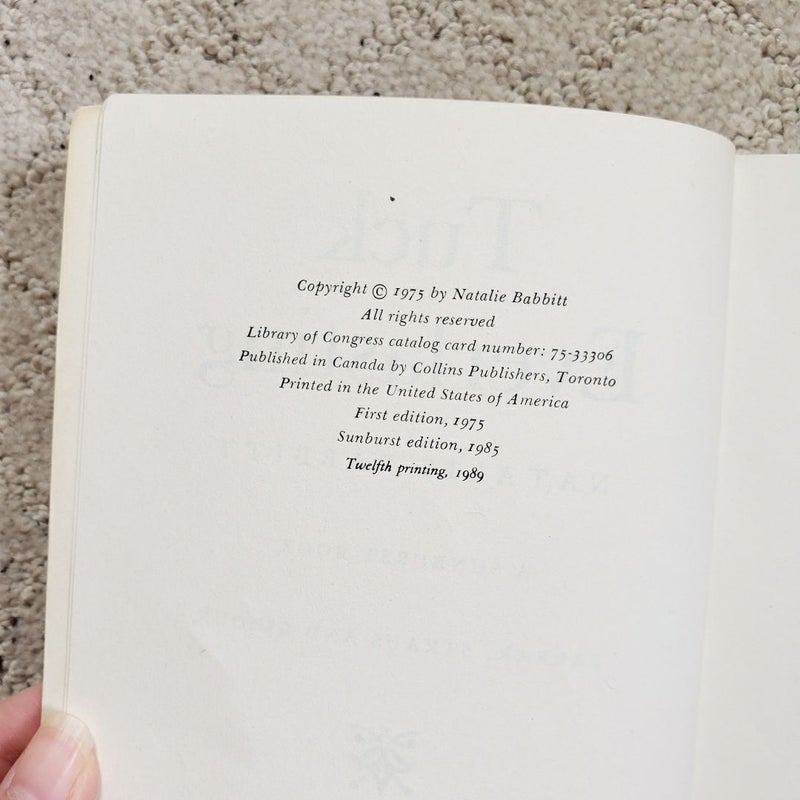 Tuck Everlasting (12th Sunburst Printing, 1989)