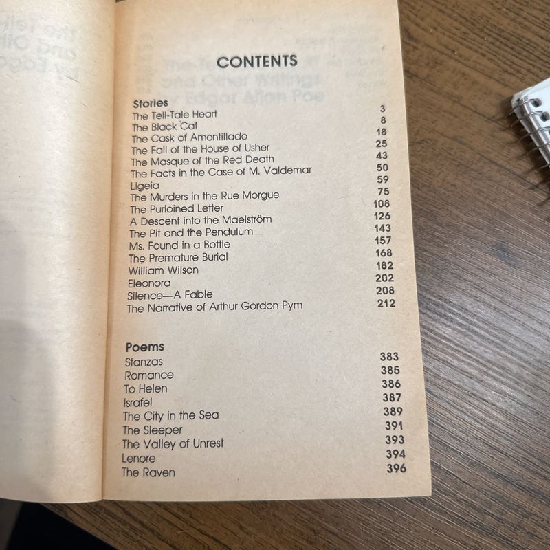 The Tell-Tale Heart and Other Writings